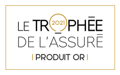 Le trophée de l'assurée 2021 produit or